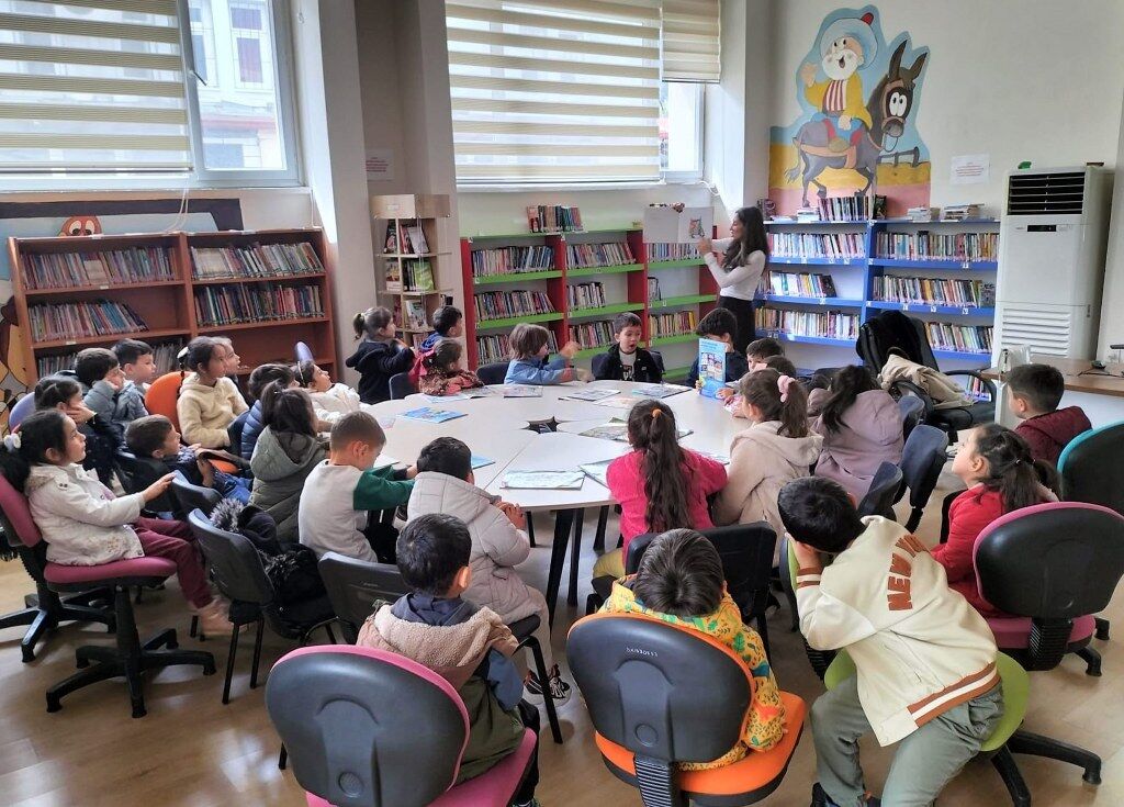 Minikler Fethiye Kütüphanesi’nde