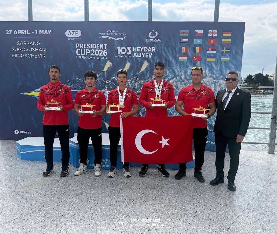 Köyceğizli kanocu Yıldırım, Azerbaycan’dan 3 madalya ile döndü
