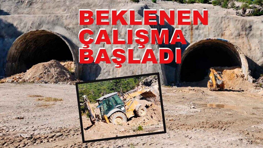 Karabel Tüneli’nde beklenen çalışma yeniden başladı