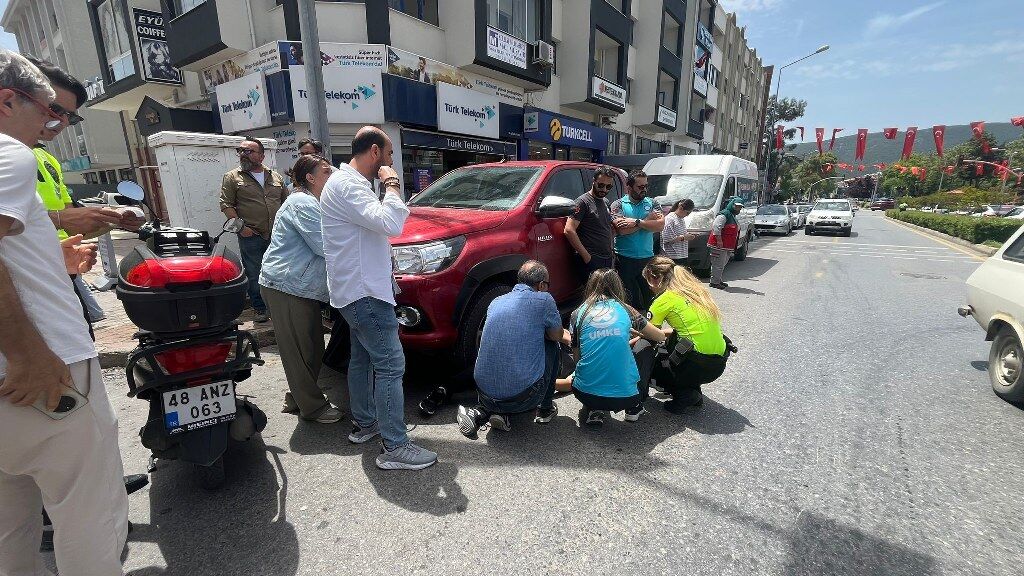  Menteşe’de trafik kazası: 1 yaralı