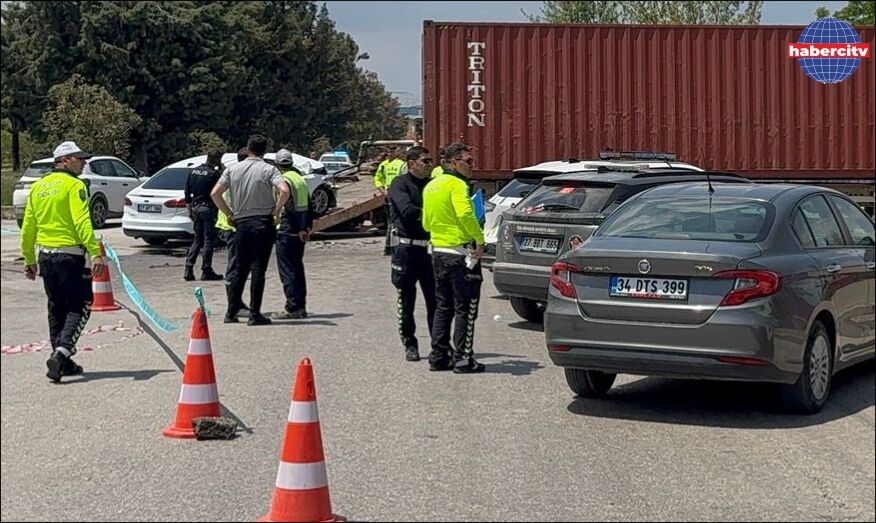 Otomobil tıra arkadan çarptı: 1 ölü, 4 yaralı