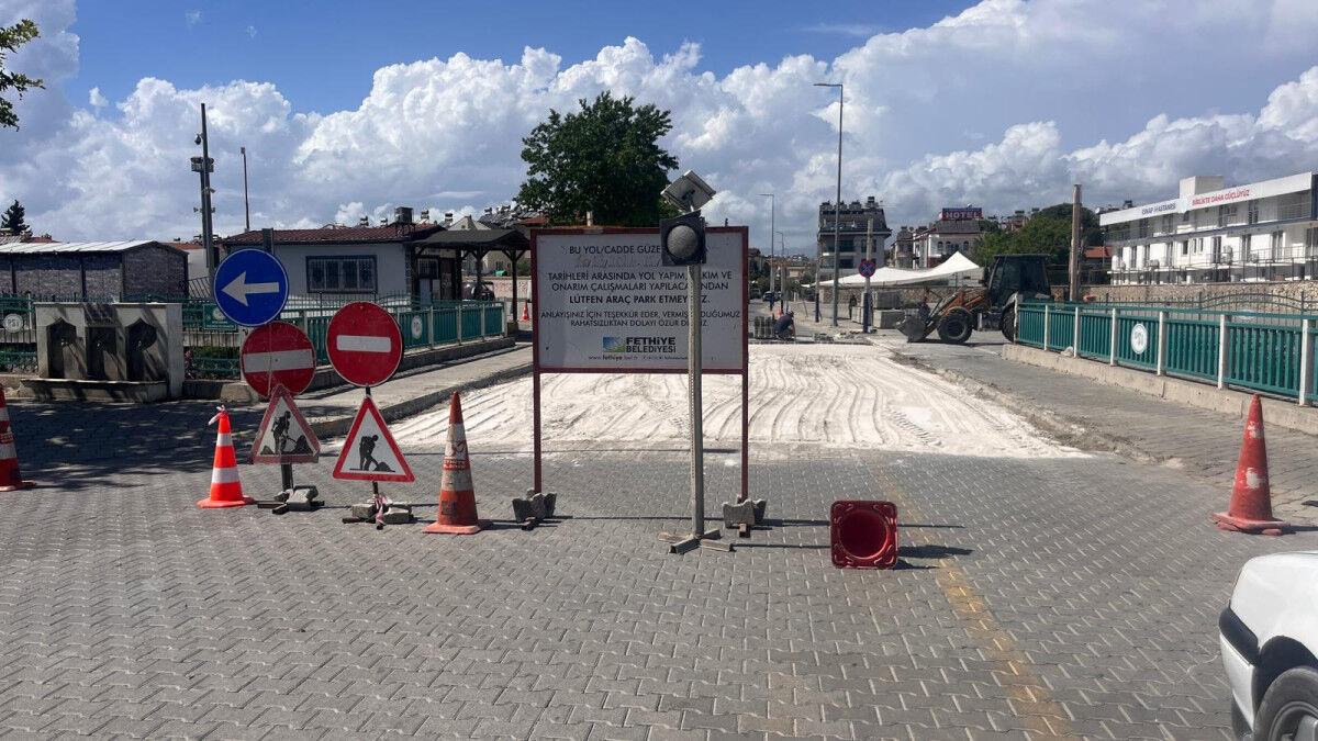 Fethiye'de kapalı yollar 
