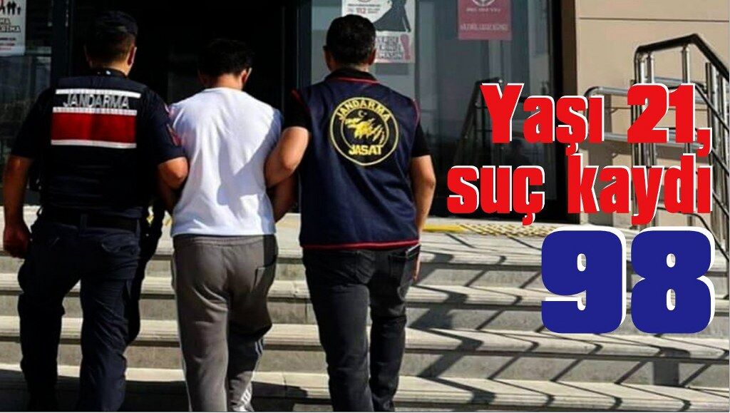 98 suç kaydı bulunan 21 yaşındaki firari yakalandı