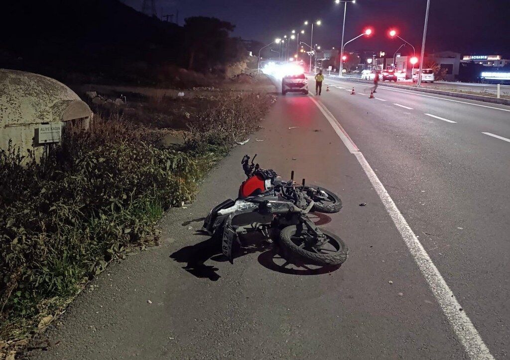Bodrum'da devrilen motosikletteki 1 kişi öldü, 1 kişi yaralandı