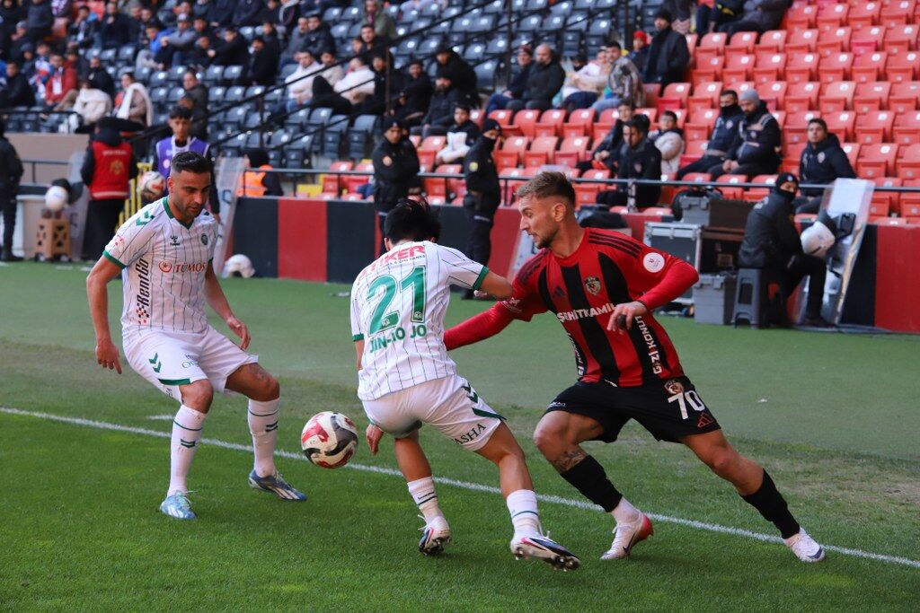 Gaziantep FK ile Konyaspor 1’er puana razı oldu