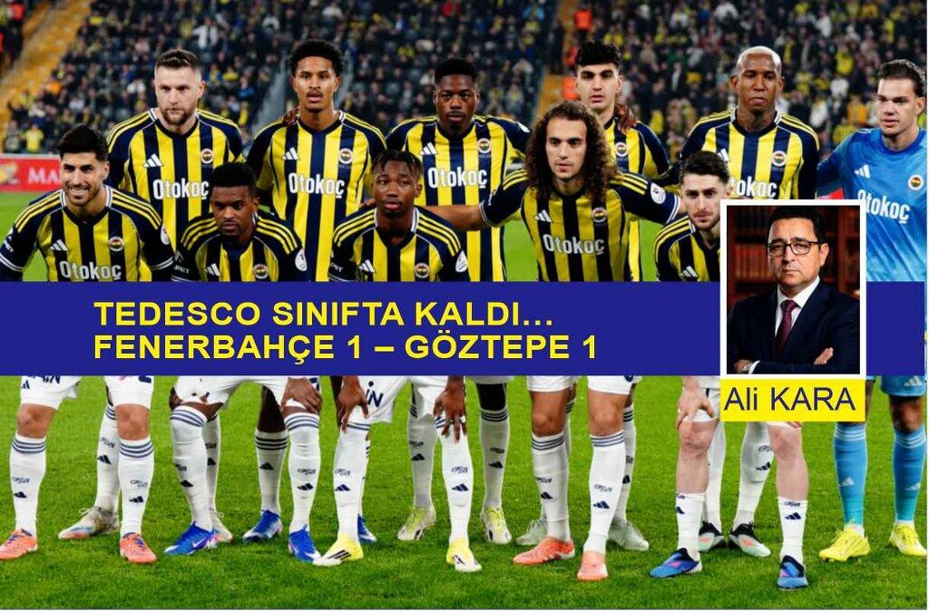 Tedesco sınıfta kaldı…